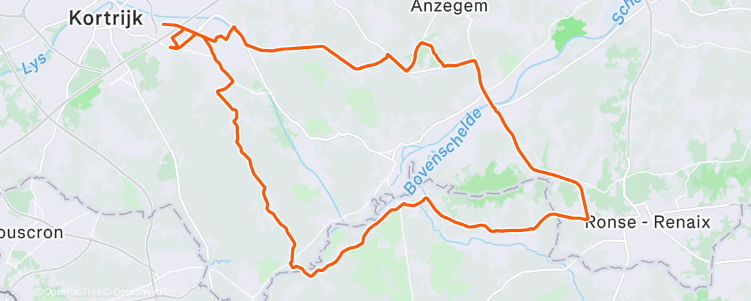 Map of the activity, Zondag 😍☀️