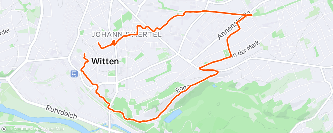 Map of the activity, Witten Walk