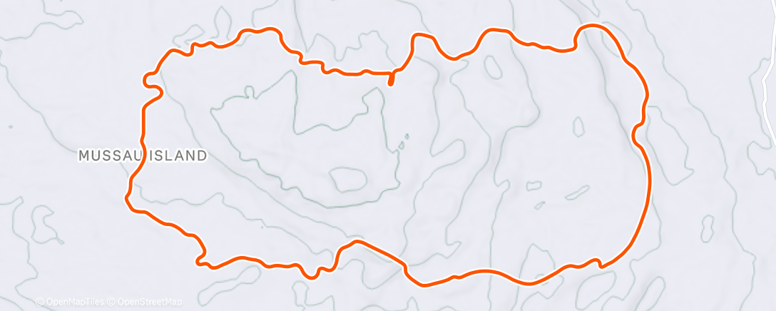 Map of the activity, TrainingPeaks Virtual - Workout: vo2 max 6