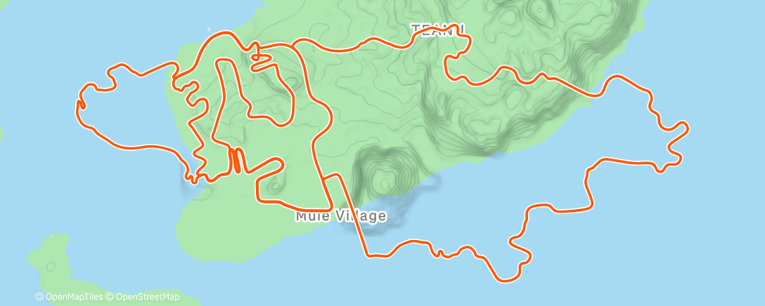 Map of the activity, Zwift - Watopia