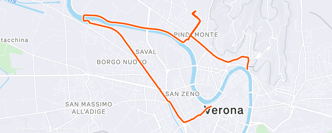 活动地图，Afternoon Trail Run