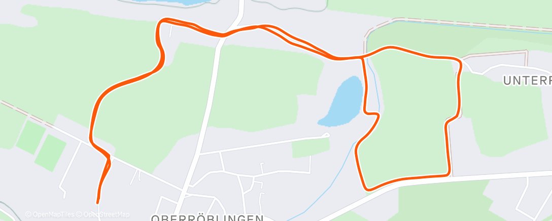 Map of the activity, Morning Run