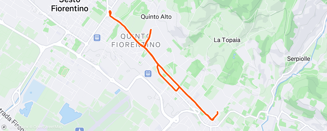 Map of the activity, Salite serali post lavoro 🤬