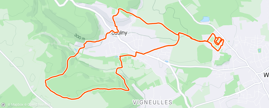Map of the activity, Trail la légende du Graoully 12km