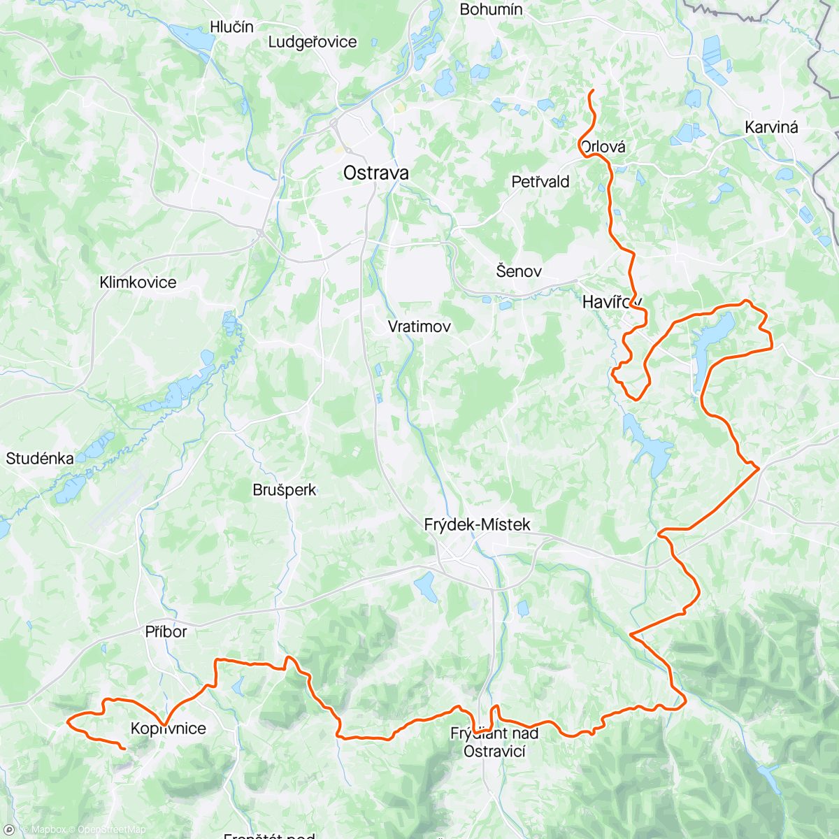Map of the activity, Gracia stage 1