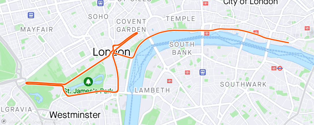 Map of the activity, Zwift - Race: Stage 3: Bag That Badge - London Classique Reverse (B) on Classique Reverse in London