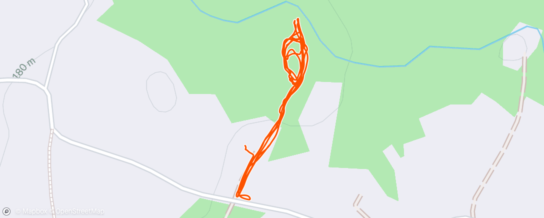 Map of the activity, Morning Walk