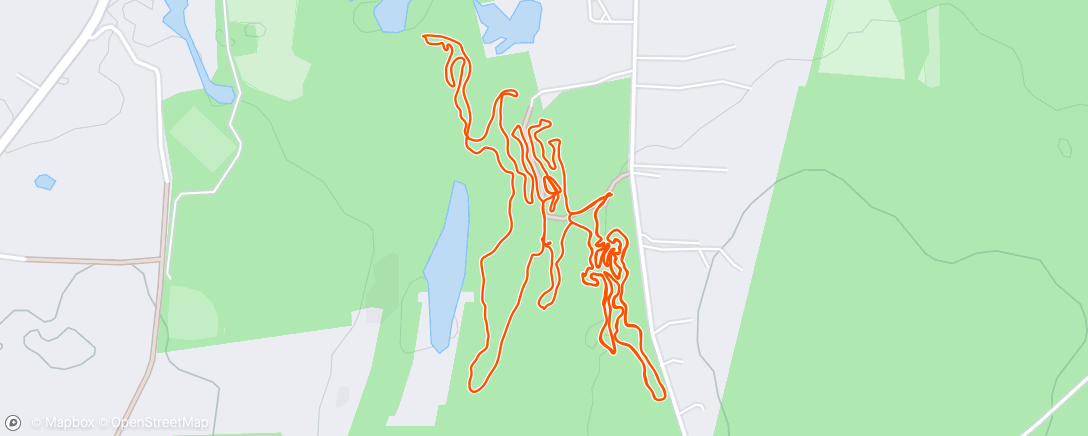 Map of the activity, Pomfret Forest