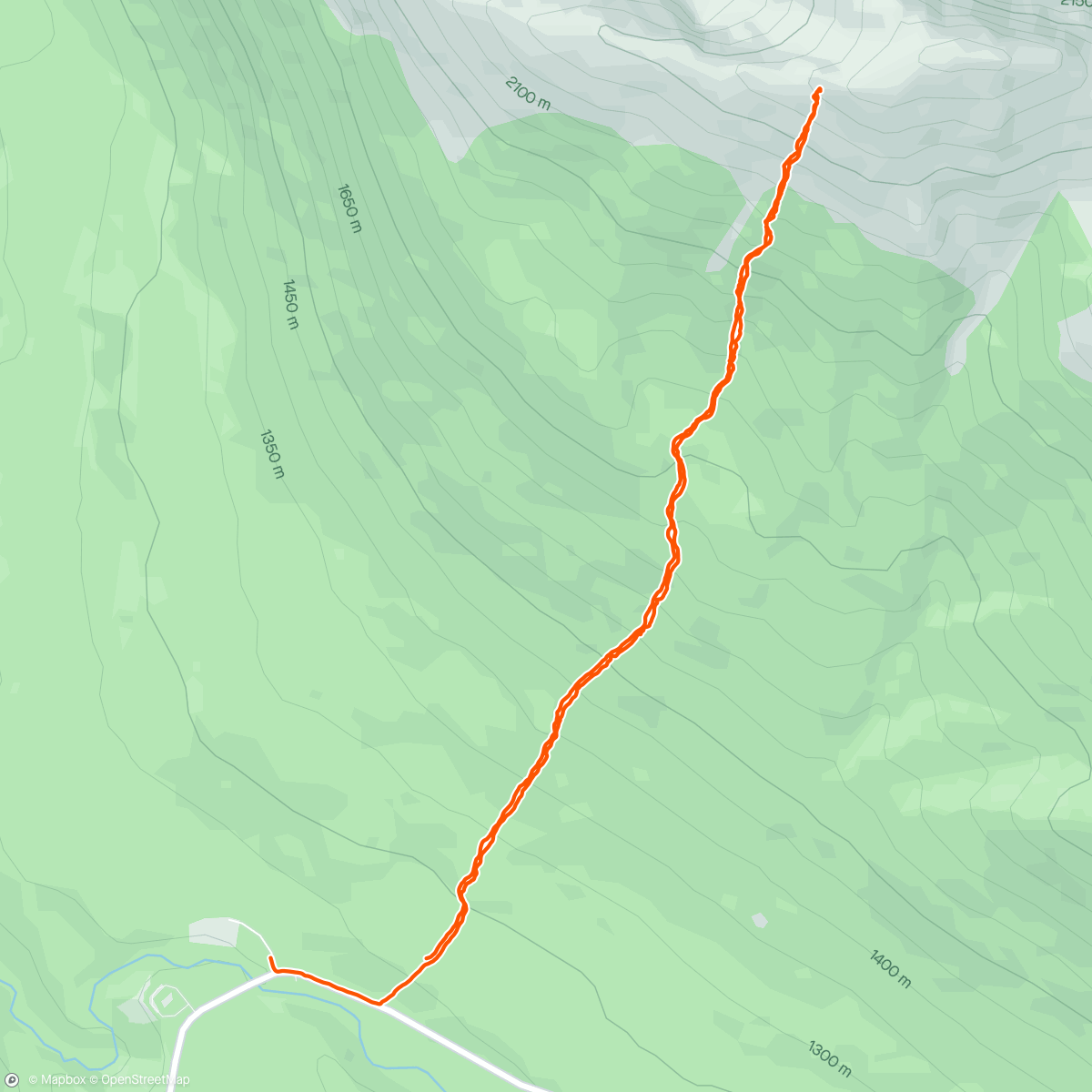 Mapa de la actividad, Old Man Trail in Jasper
