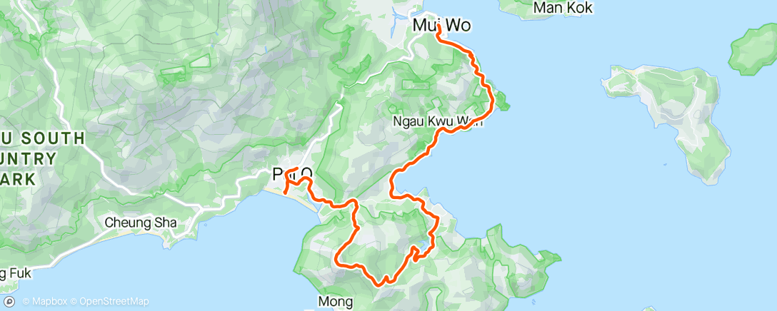 Map of the activity, WOW those views from Old Man Hill 😲🧡🤩