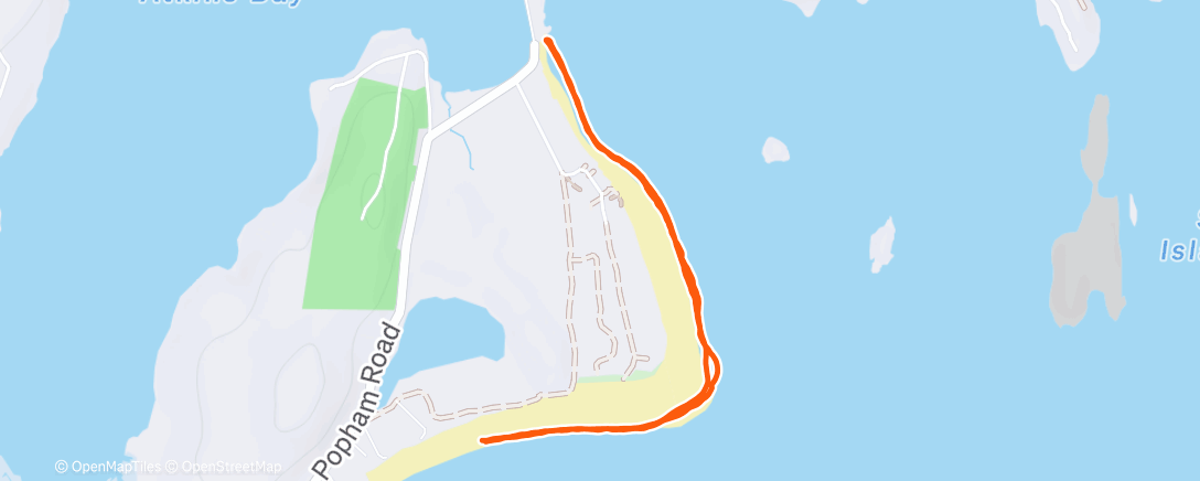 Map of the activity, Lunch Walk