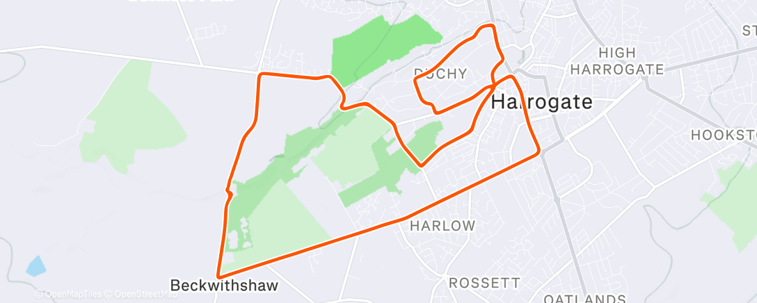 Карта физической активности (Supra-Threshold: 3M Supra-Into-VO2Max Intervals)