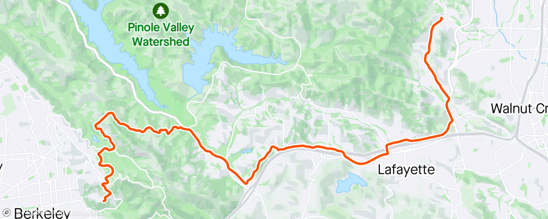 Map of the activity, Commute in
