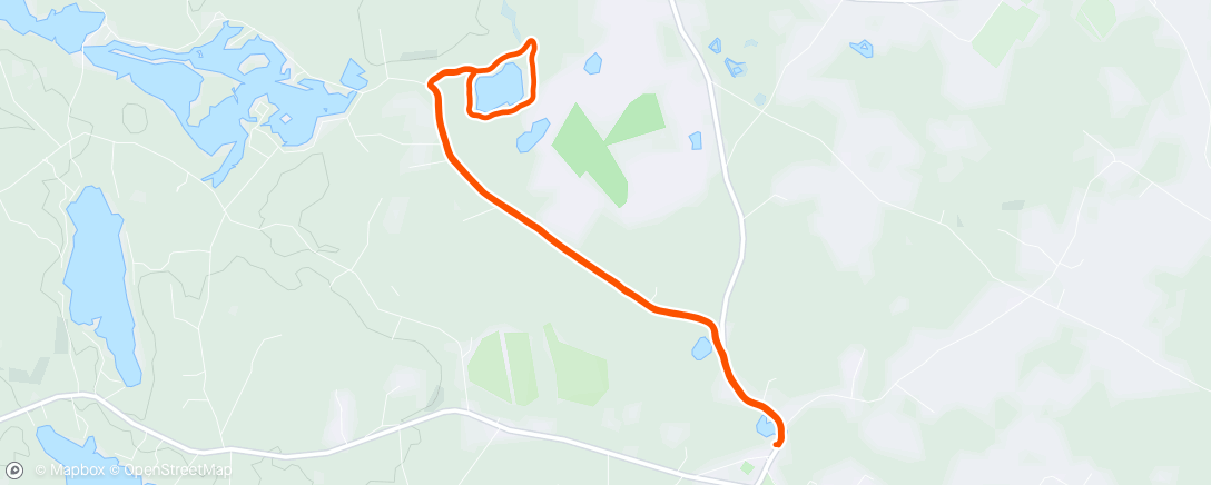 Map of the activity, Thought the run would cure my headache 🤯