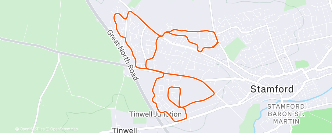 Map of the activity, Hard Partying 🤝 Easy Running