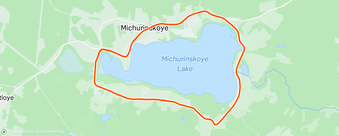 Map of the activity, Полуденный заезд