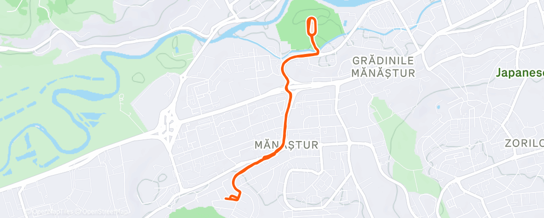 Map of the activity, Sneaky 5.2k "Ramp-Up" TT😂