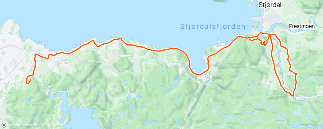 Map of the activity, Om Lånke - tur avbrutt av teknisk trøbbel