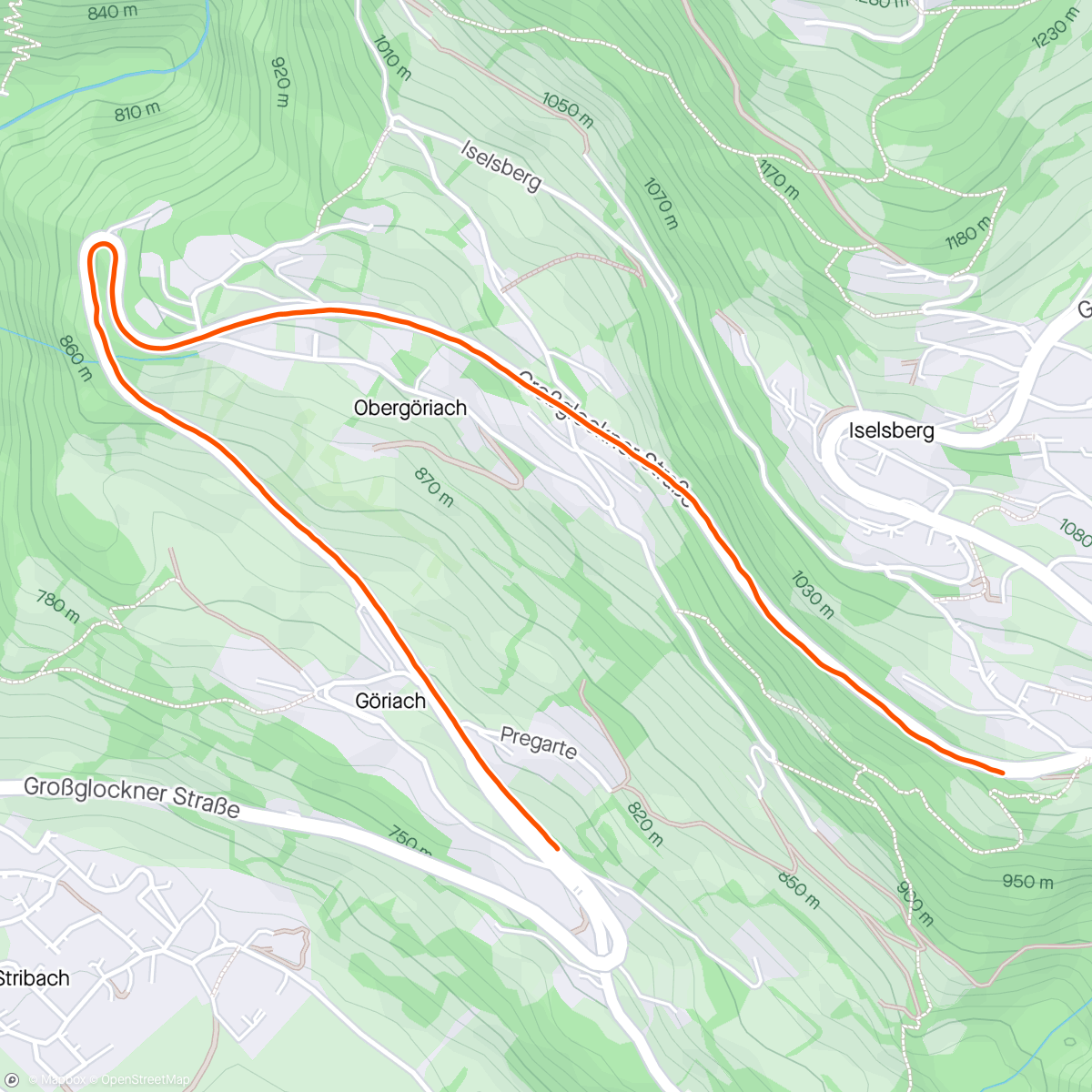 Map of the activity, Kinomap - Austria_20170810_4 (Autriche)