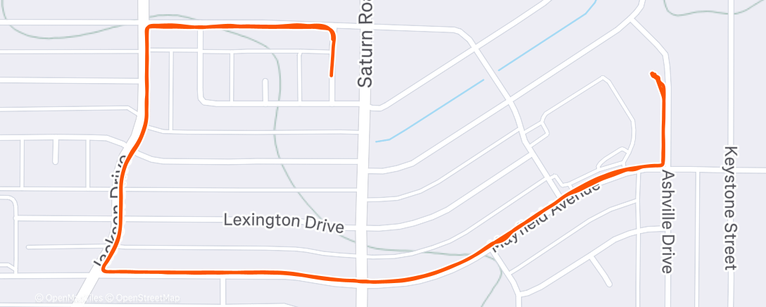 Карта физической активности (Afternoon Trail Run)