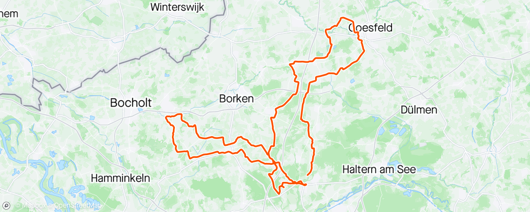 Mapa de la actividad (Mittagsradfahrt)