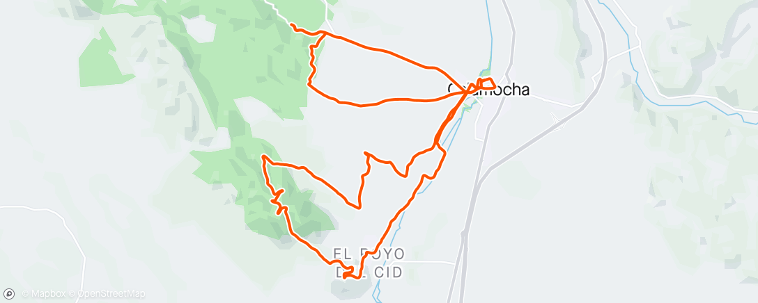 Map of the activity, Estrenando bicicletón 🤩