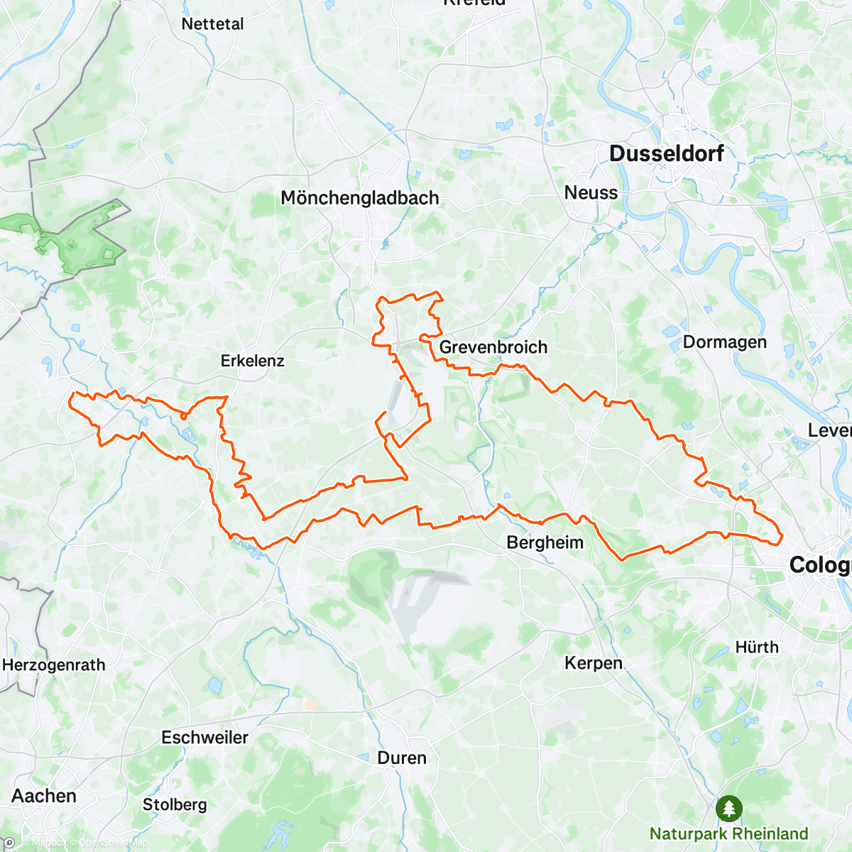 Map of the activity, The Garzweiler Obscenity
