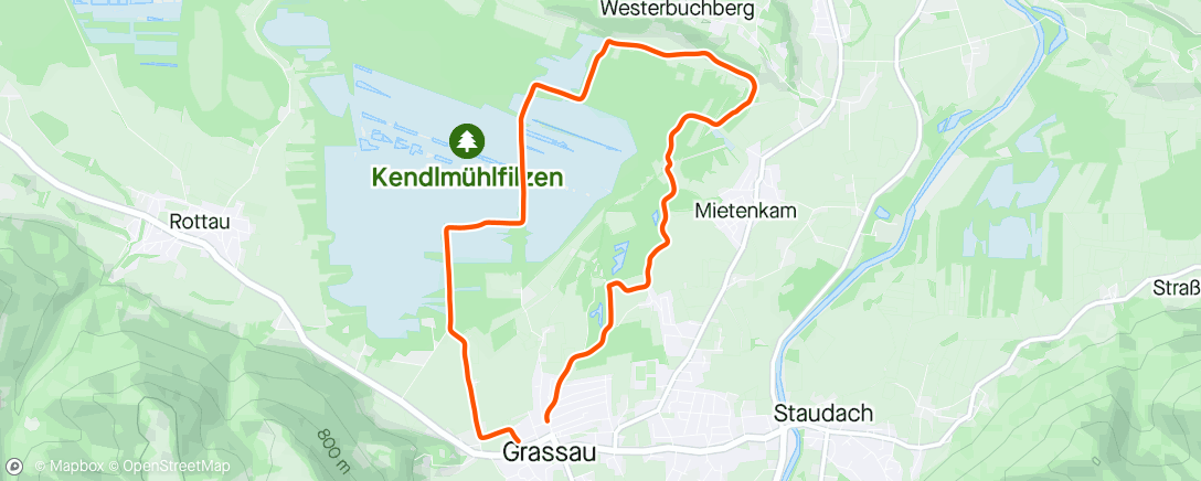 Map of the activity, Nüchtern durch's Moor 😍