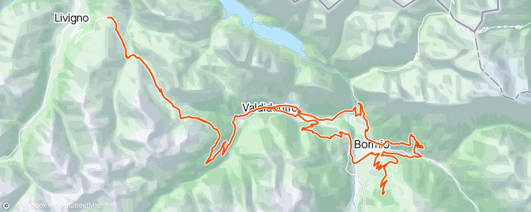 Mapa da atividade, Lunch Mountain Bike Ride