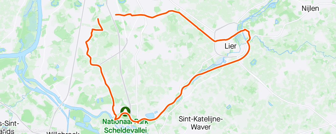 Map of the activity, Pre Ronde