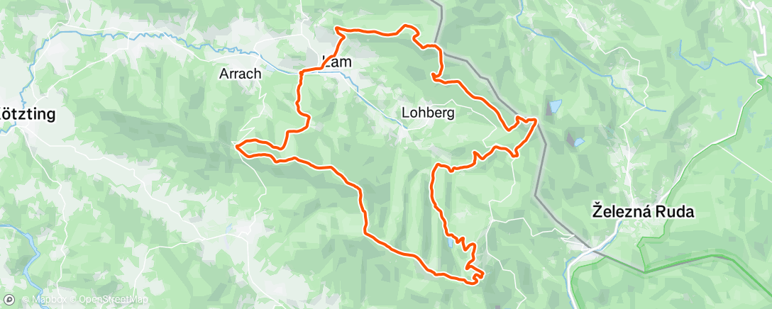 Map of the activity, Ultra Trail Lamer Winkel Platz drei 🥳