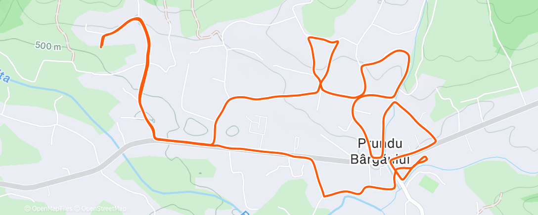 Карта физической активности (Evening Run)