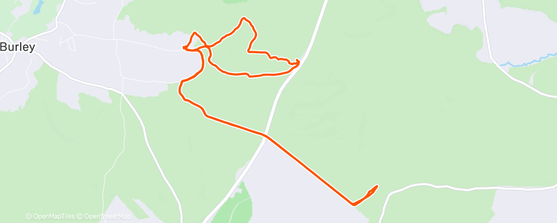 Map of the activity, Wilverley & Rocks