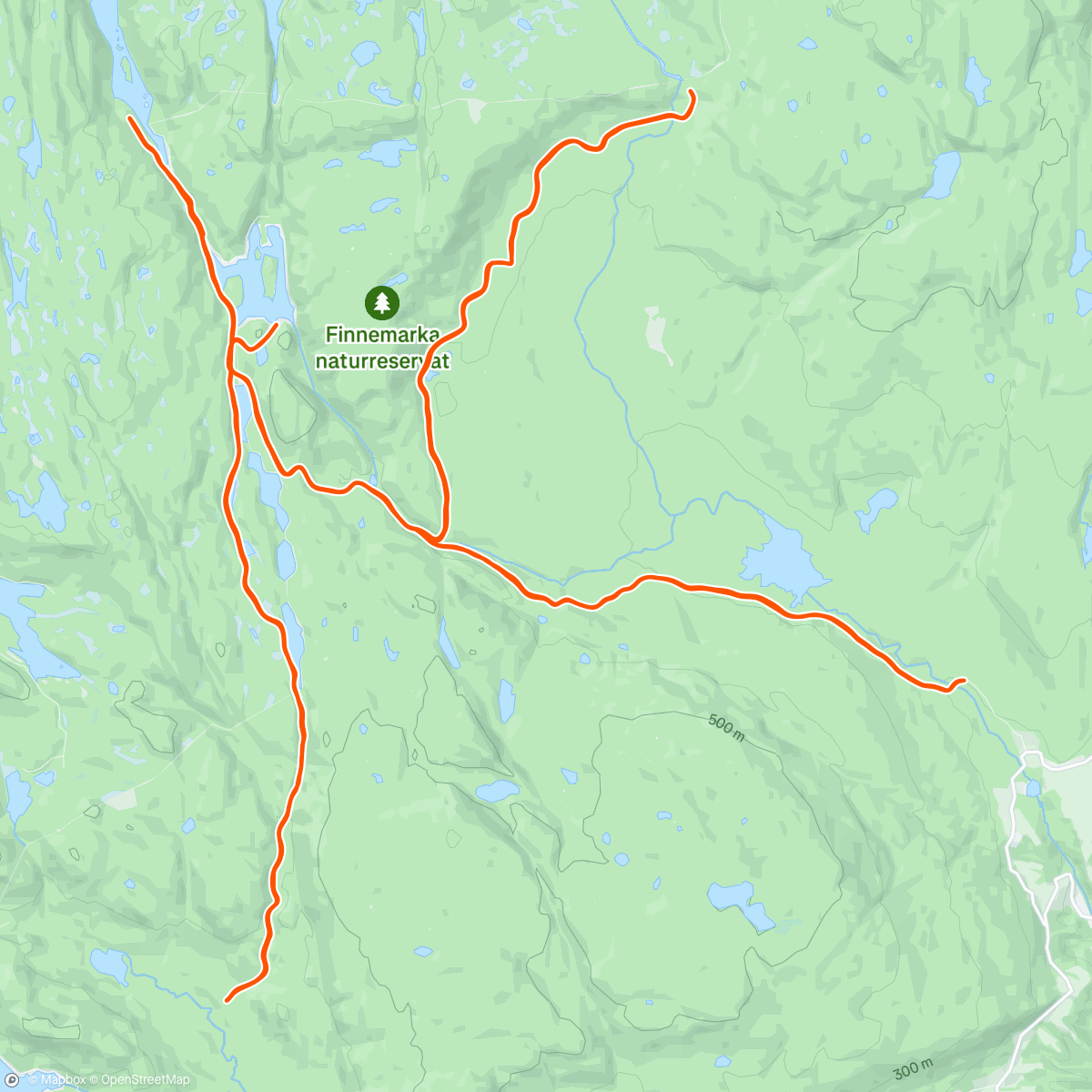 Map of the activity, Julespesial fra Kanada