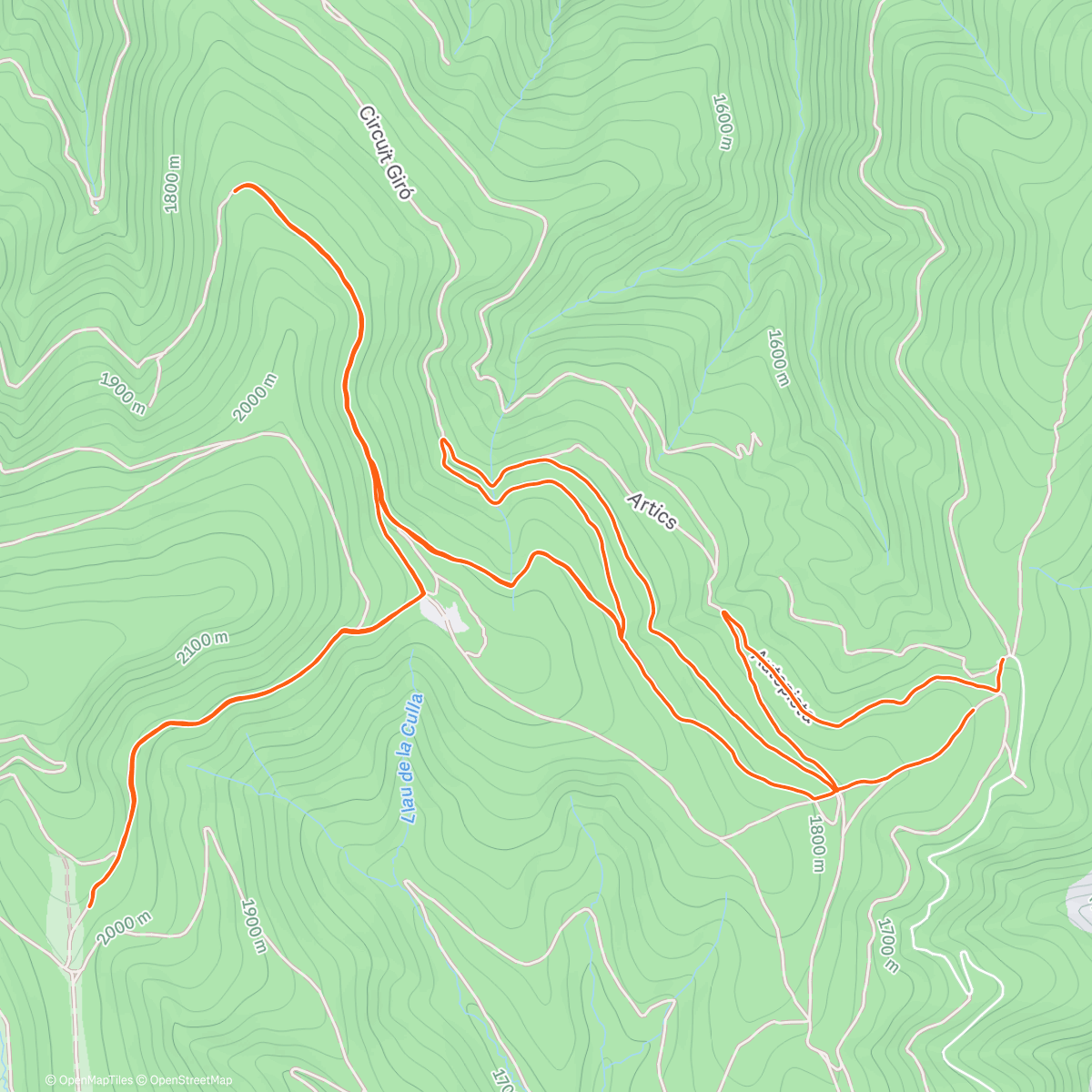 Карта физической активности (Ski nórdico classico)