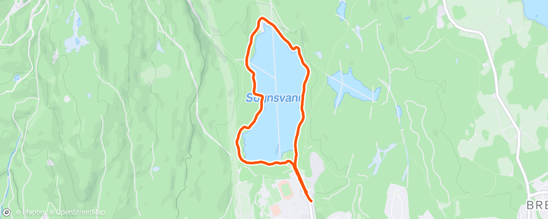 Map of the activity, Mellomlanding i Oslo