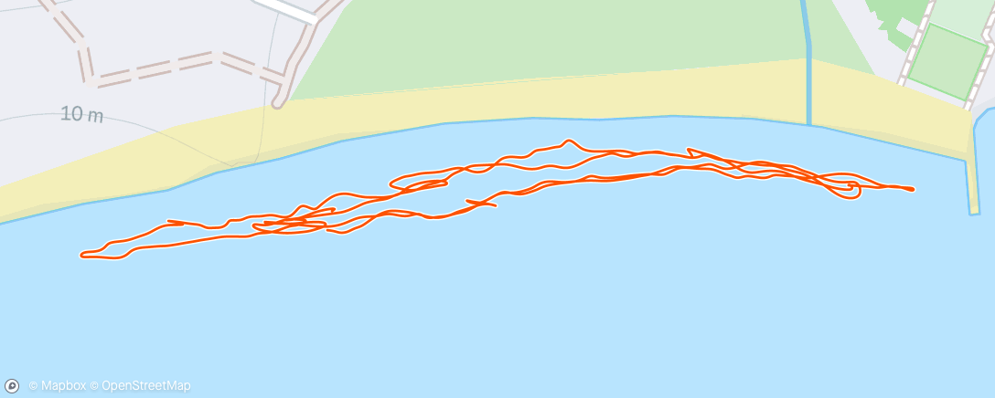Map of the activity, Nuotata dell'ora di pranzo