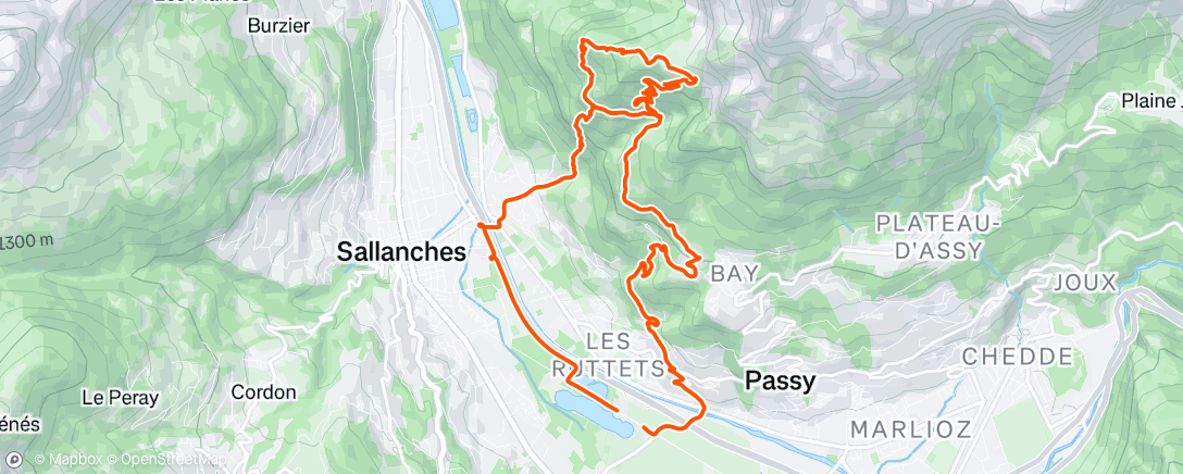 Map of the activity, LACHAT D’EN HAUT 👌 Enduro