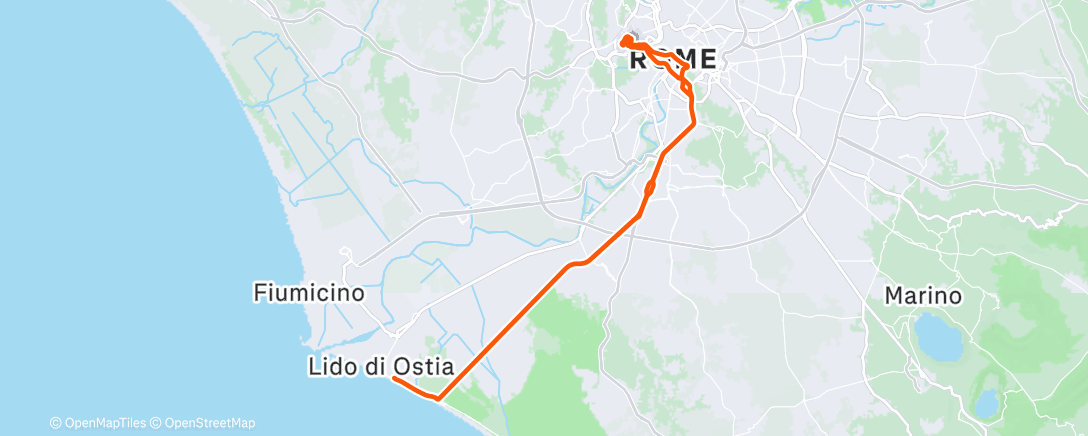 Map of the activity, 🇮🇹 Giro d’Italia stage 21 🏆 🩷