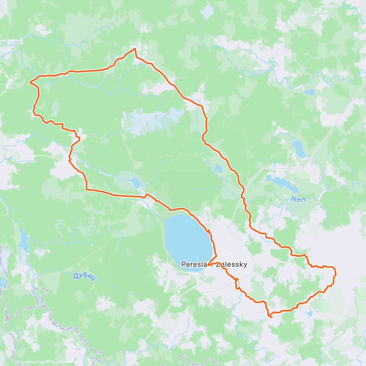 Map of the activity, Valhalla race 100 miles Mad Fox Invocation