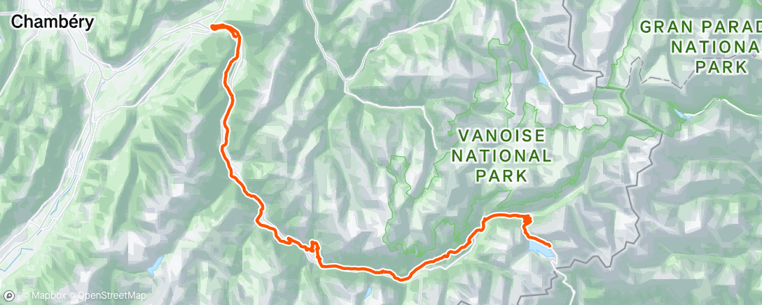 Map of the activity, Dauphine stage 8