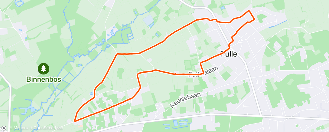 Map of the activity, Ochtendloop