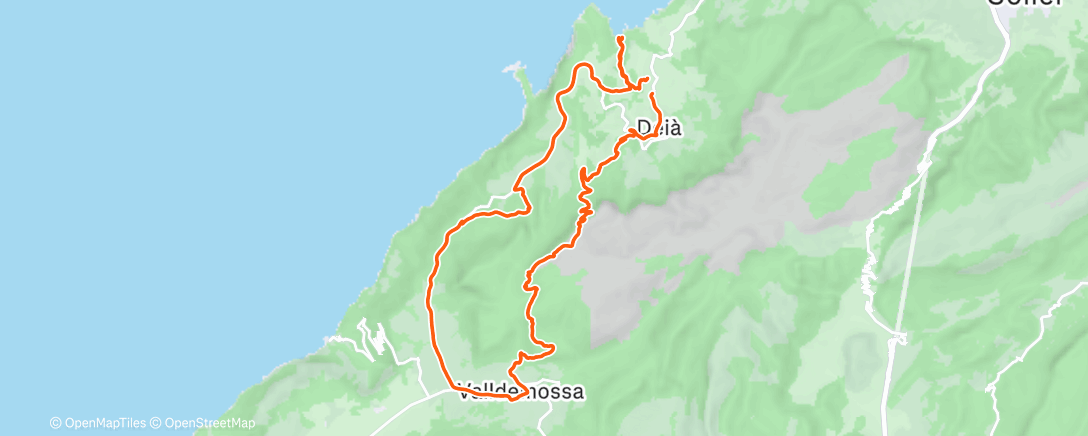 Карта физической активности (De passeig)