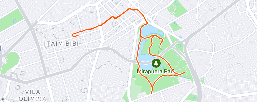 Map of the activity, 朝のランニング