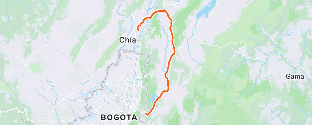 Map of the activity, Patios por sopo