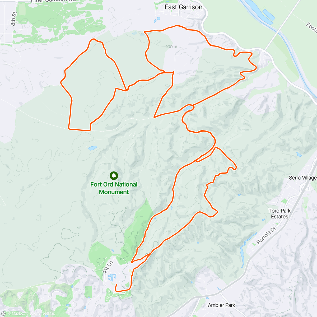 Map of the activity, Seaotter Classic Gravel Race