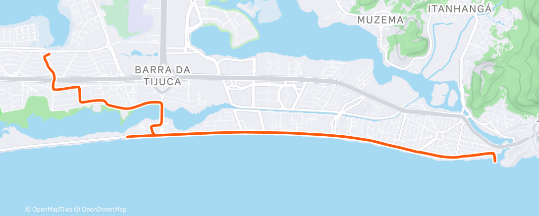 Map of the activity, Morning Ride