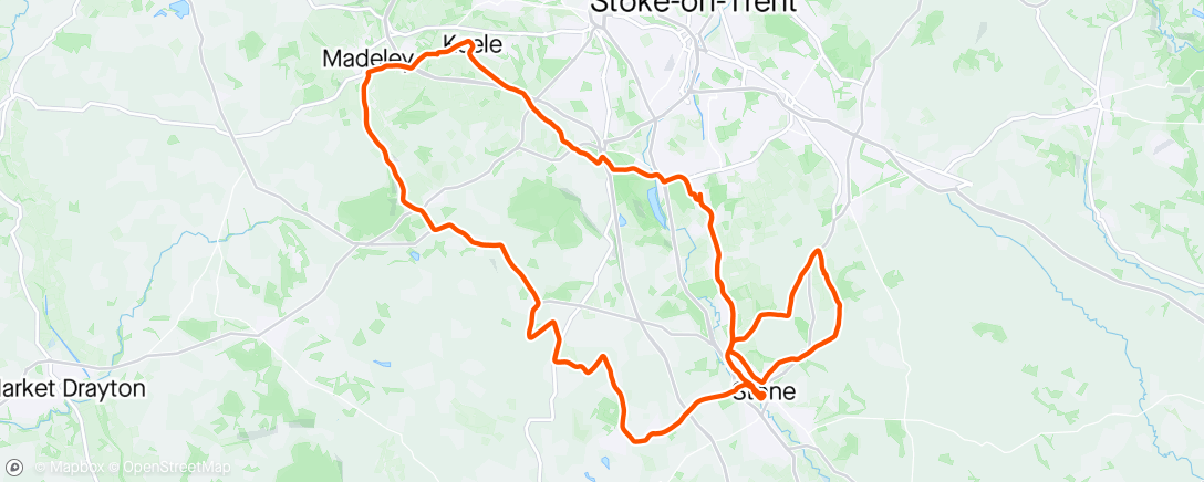 Map of the activity, Gravel route with Pav (pinched from Jt)