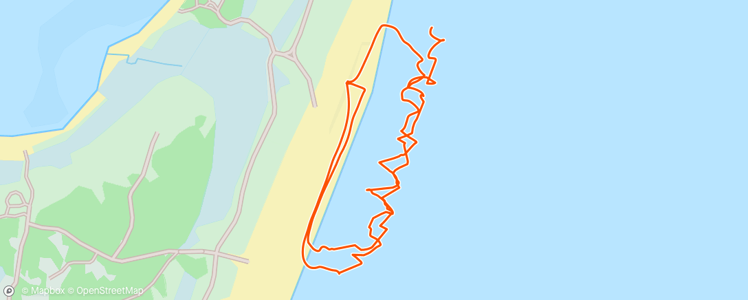 Map of the activity, 2023-10-01 Cape Lookout Surf (round 2)