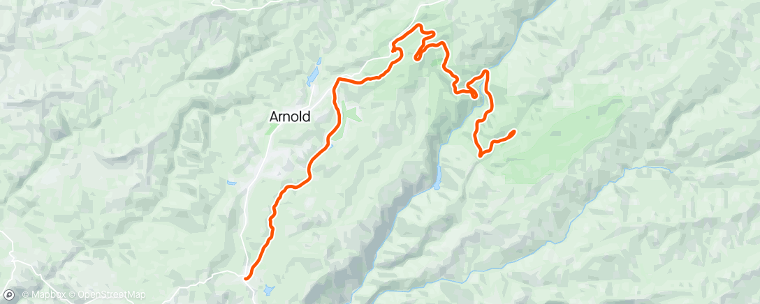 Mapa da atividade, Ride With David